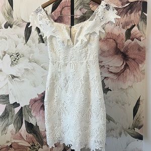 ASTR The Label White Daniela Dress.